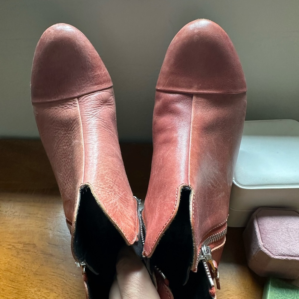 Rag & Bone Rust Boots Booties 37 - image 2